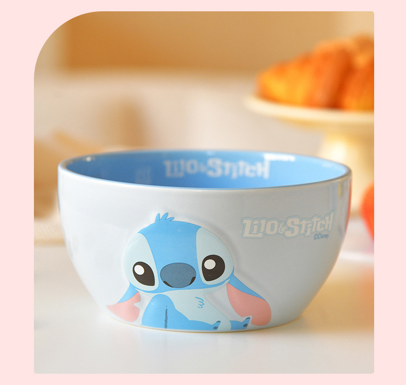 创意卡通6寸造型碗安琪饭碗史迪仔萌趣可爱家用餐具碗跨境批发详情12