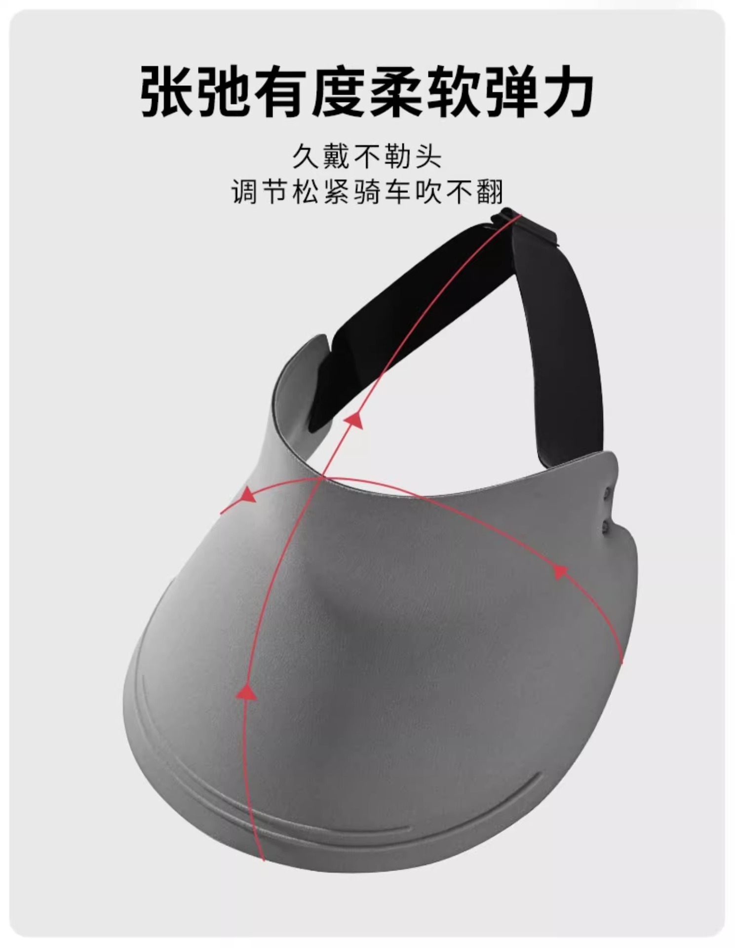 品牌【森多娜】遮阳帽 2025夏季新款无痕冰感防晒太阳帽子防紫外线女大帽檐折叠空顶遮阳详情14