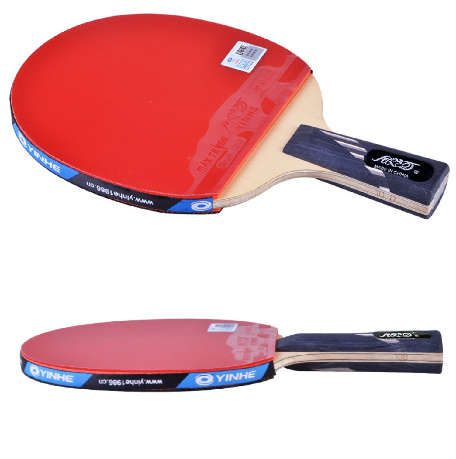 Galaxy table tennis rackets professional-grade 8-star, 90-star, 10-star table tennis rackets, horizontal and single rackets, one set, genuine student pic 17