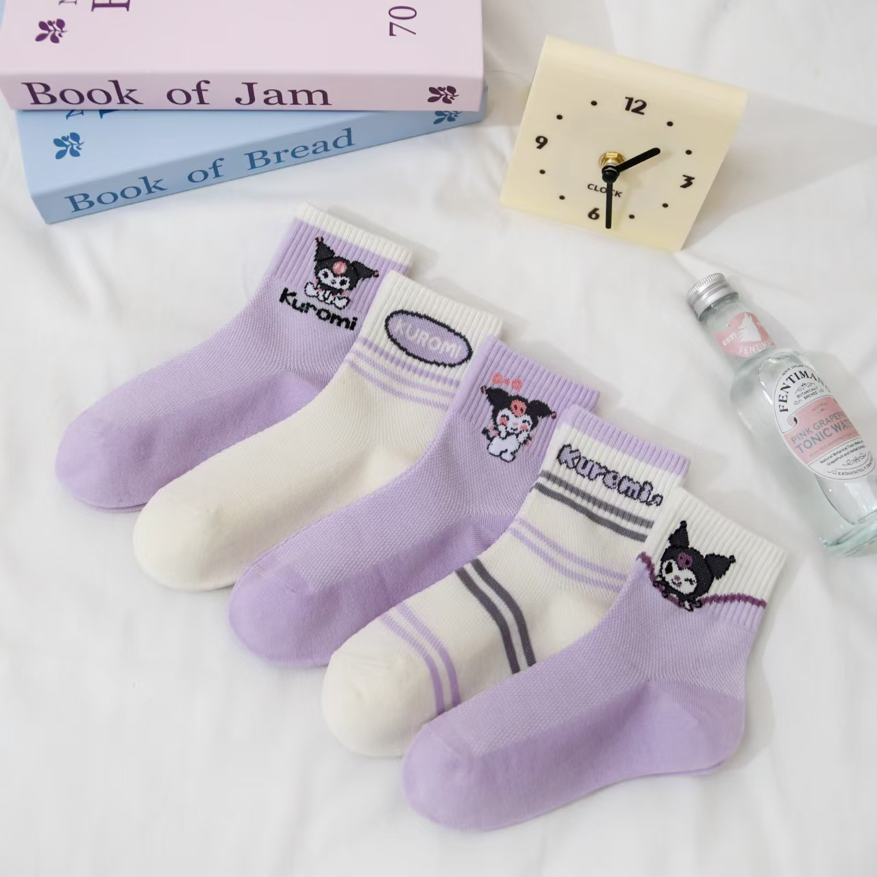 薄棉网眼宝宝袜子男童女童儿童中筒袜男女中筒卡通春夏新款棉袜详情14