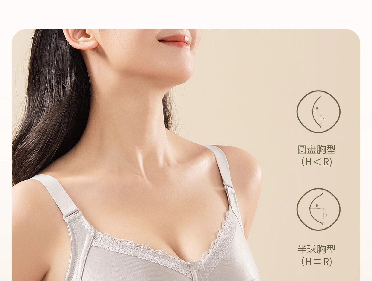 全罩杯大码无痕内衣大胸显小胸调整型收副乳防下垂女薄款矫正文胸详情21