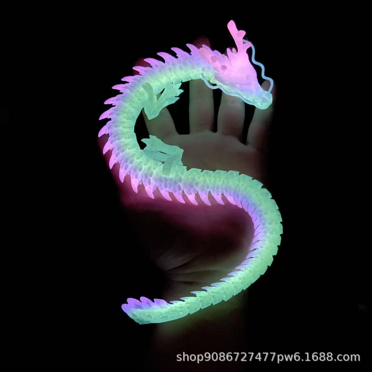 厂家直销3d打印关节龙大号立体手办玩偶装饰摆件男孩儿童中国龙蛋详情7