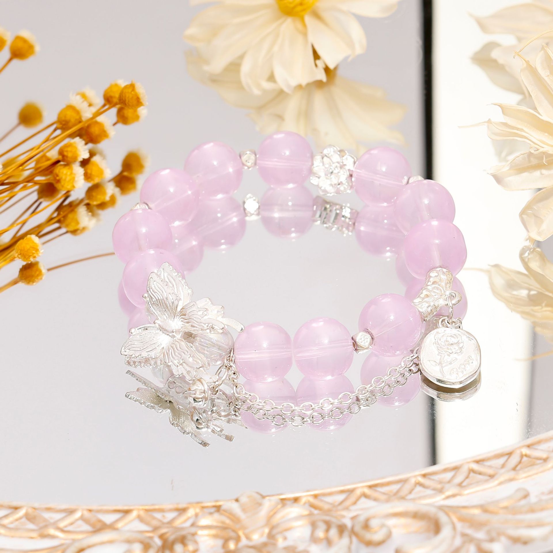 Wholesale of novel style beaded tassel bracelets for women. Niche design, high appearance level, unique, no similarity, versatile pic 11