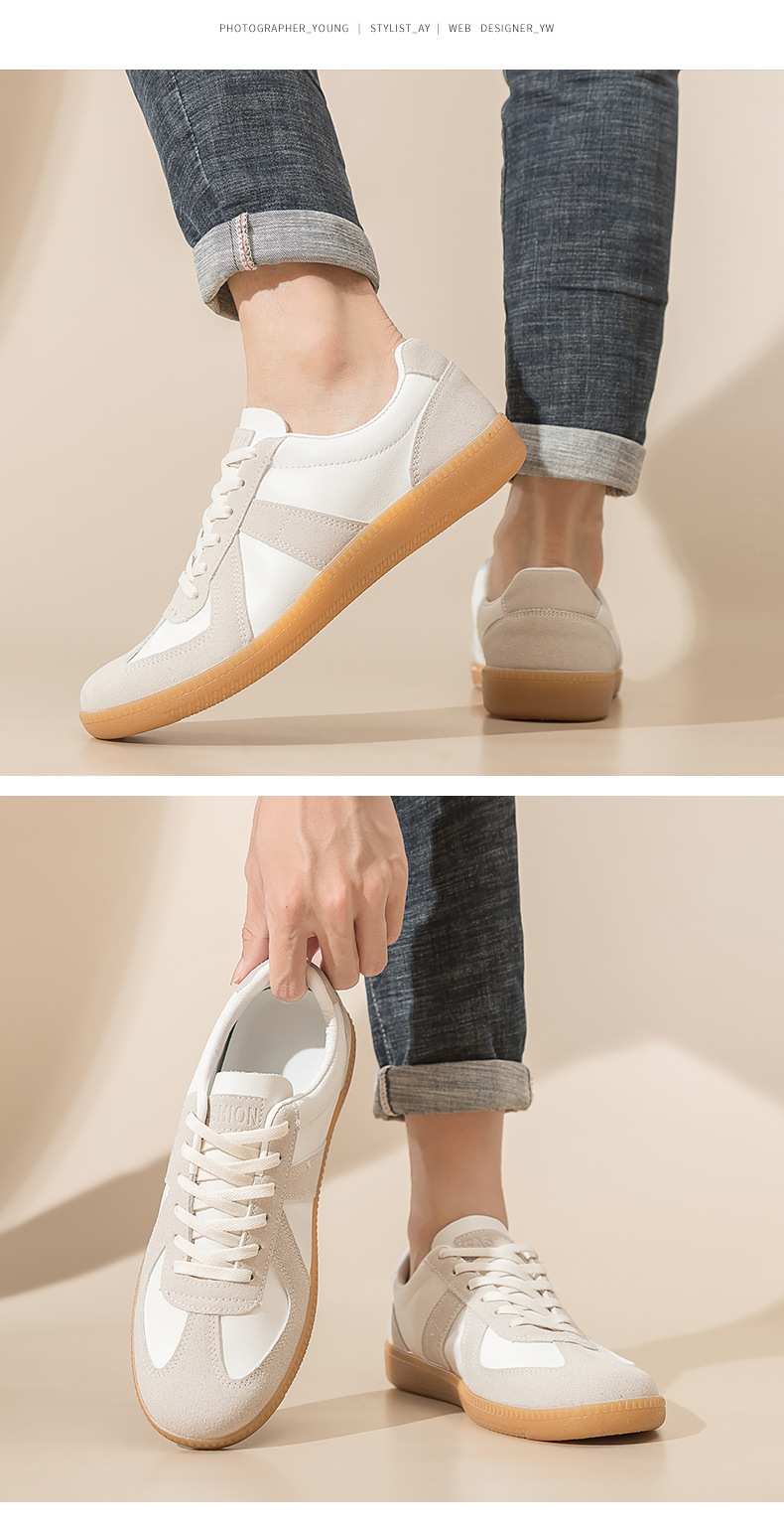 情侣鞋百搭休闲小白鞋女ins韩版男女德训鞋子平底板鞋阿甘鞋F8815详情11