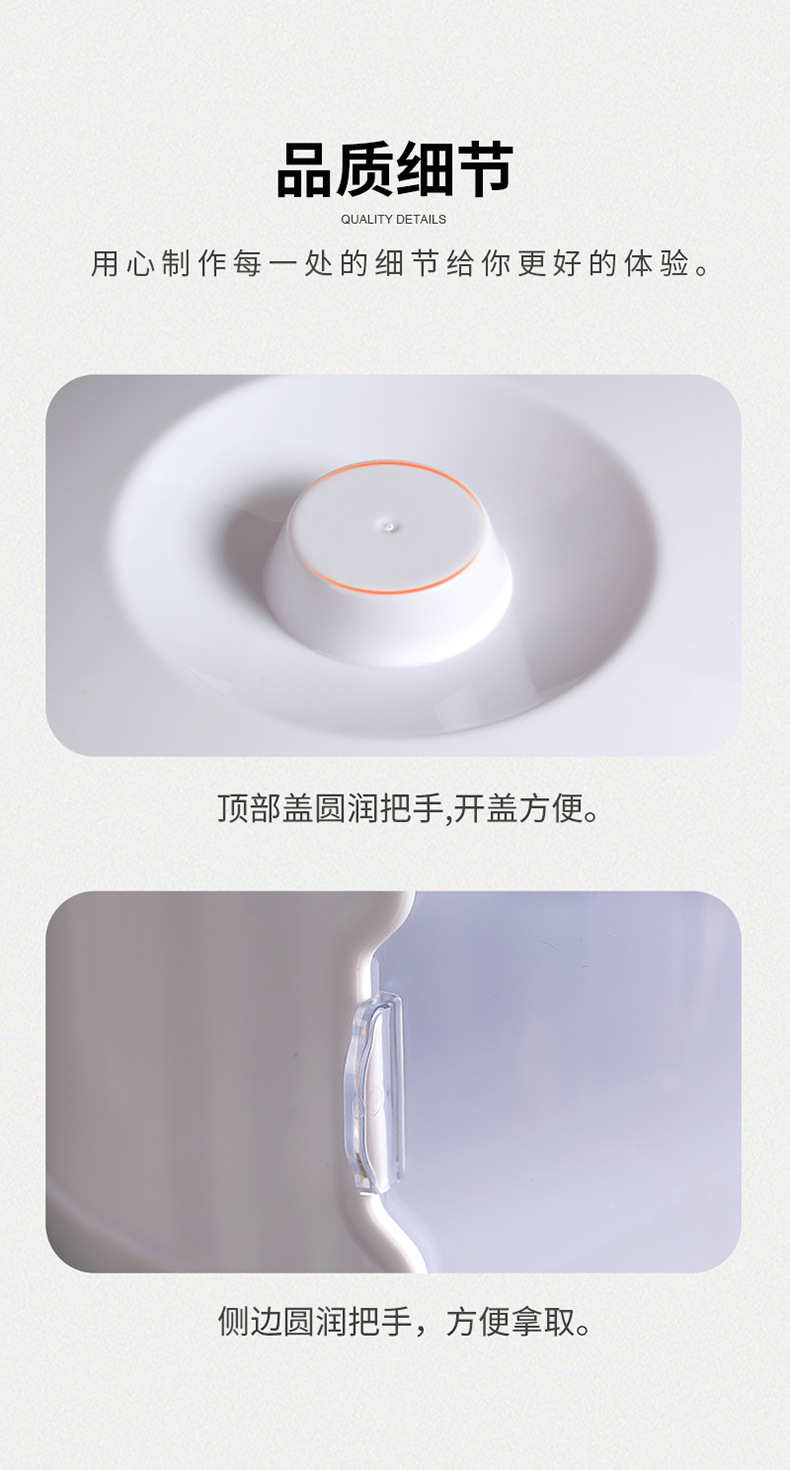 This household plastic transparent multi-functional food cover can be stacked to keep food fresh and dust-proof in autumn and winter pic 18