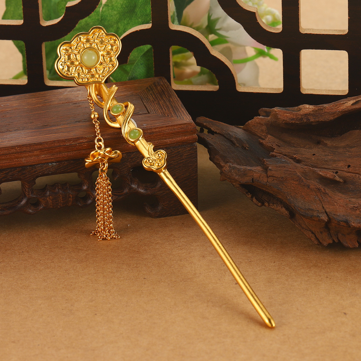 Ancient-style ruyi hairpins, palace retro new hairpins, tassels, Hanfu headwear, hairpins, new Chinese-style accessories wholesale pic 25