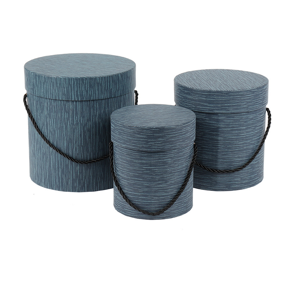 Factory direct sales of flower, hug bucket set, festival candy box, wedding souvenir gift box, hand-held round gift box set pic 13