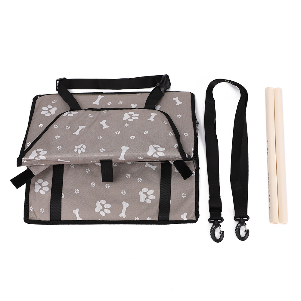 Rongka Pet Cross-border Car Pet Bag, Cute Printed Portable Pet Bag, Oxford Cloth Car Pad Pet Hanging Bag, Pet Travel Bag pic 15