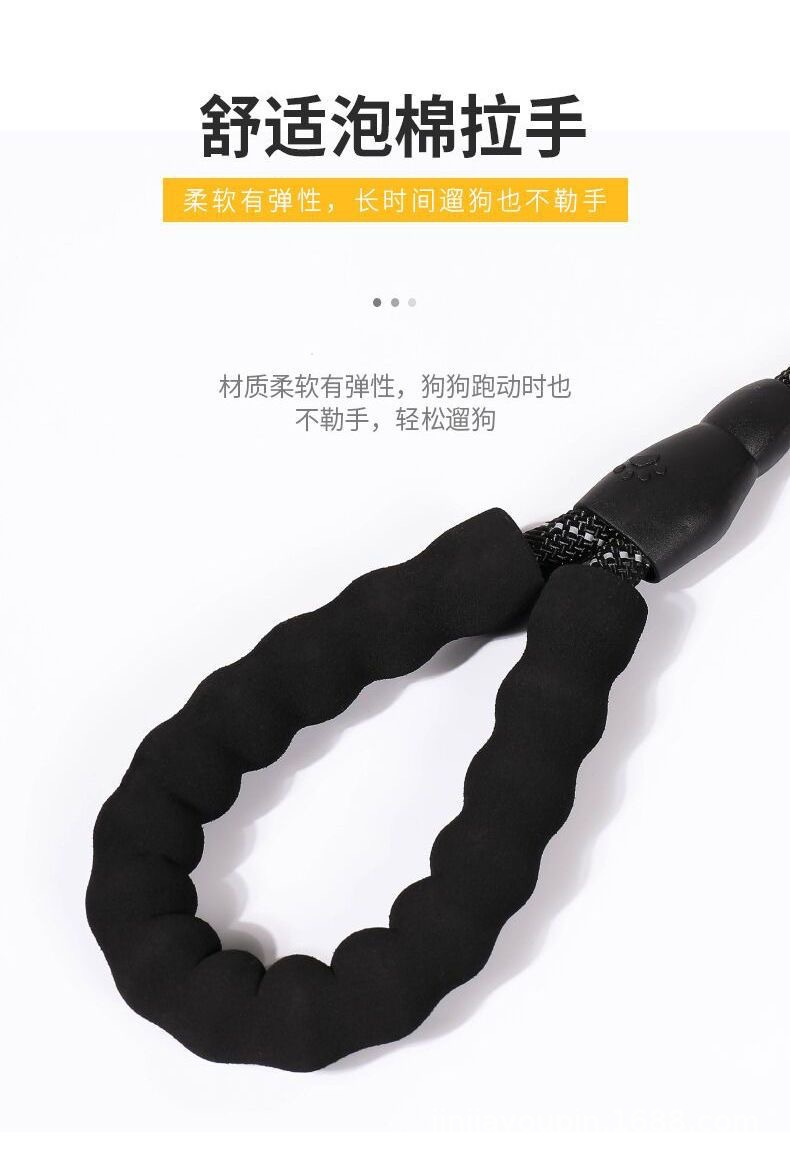 Pet dog leash chain supplies, P-chain dog walking leash, explosion-proof p leash, medium and large-sized golden Retriever pic 17