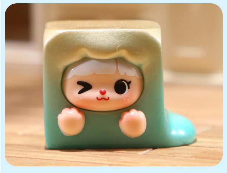 The cute and colorful girl home desktop decoration items, figurines, trendy resin handicrafts, etc. have been transformed into cute blind boxes pic 12