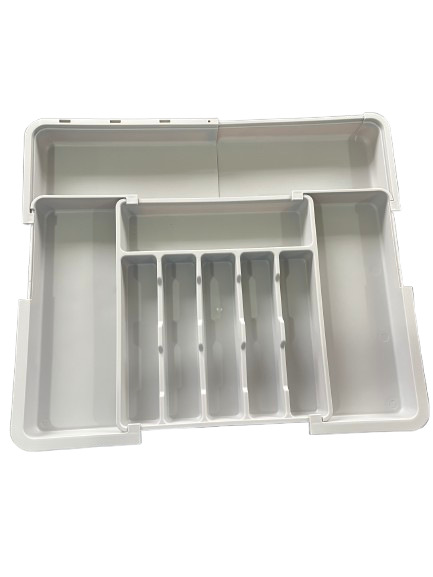 厨房餐具分格收纳盒可伸缩刀叉分类整理盒四向伸缩抽屉式餐具盒详情21