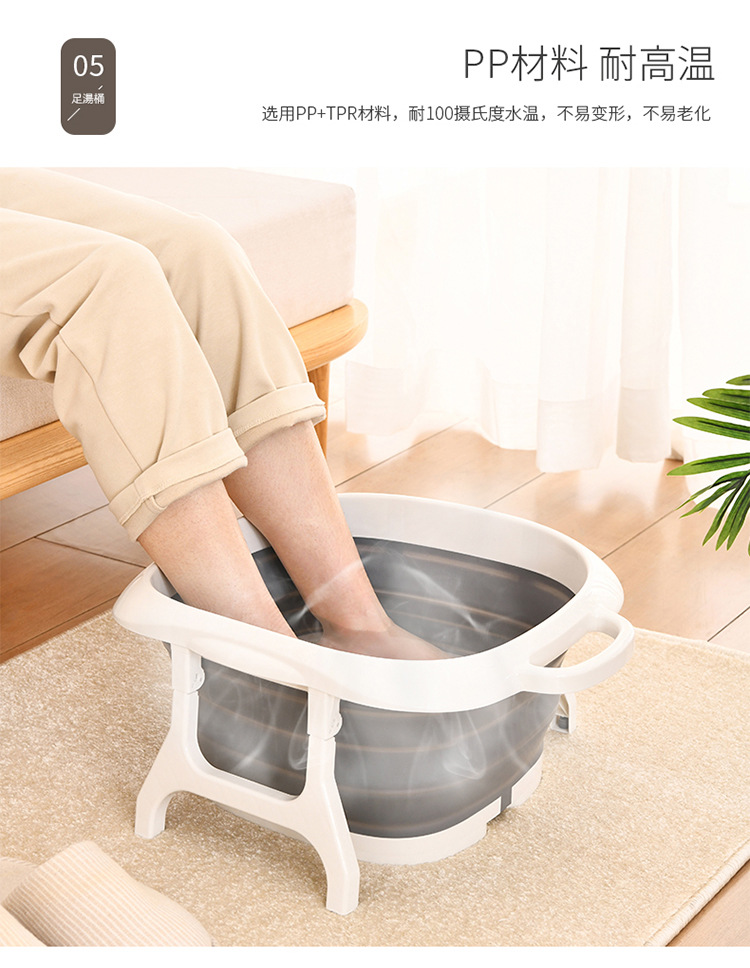 sp sauce foldable foot bath tub, home massage foot basin, constant-temperature foot bath basin, portable wonder pic 11