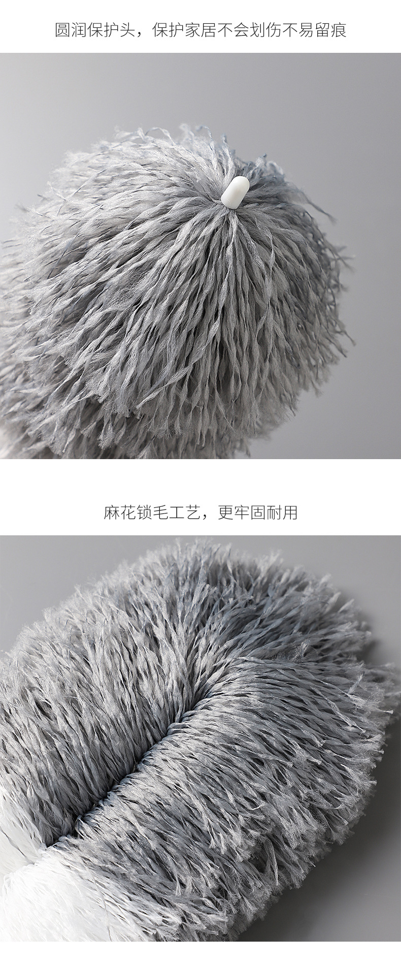 Cross-border bestseller fiber feather duster crevice cleaning wonder, retractable chicken feather Zen, retractable dust duster pic 13