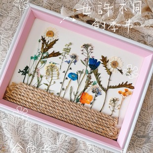 相框中空标本框木质玻璃立体黑色蝴蝶昆虫装裱自装摆台展示画框详情10