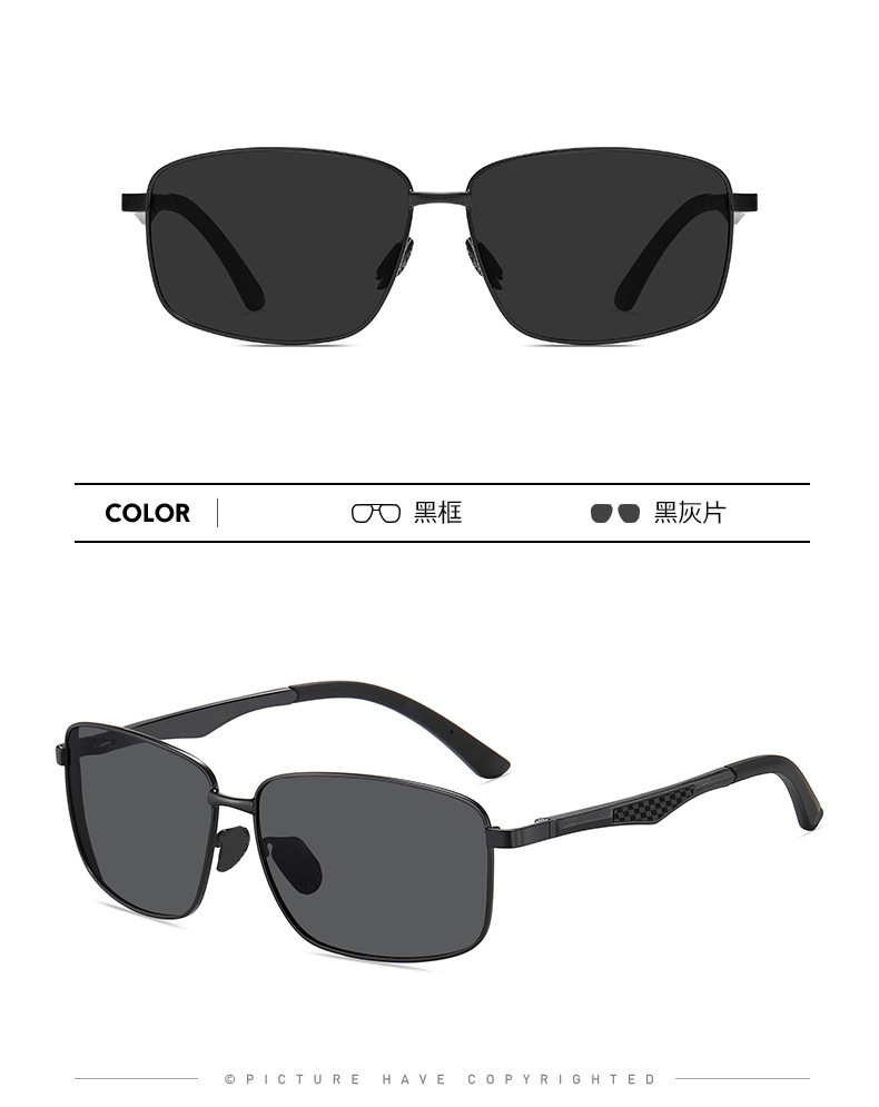 新款偏光出游驾驶遮阳墨镜1065欧美百搭男士时尚炫彩太阳眼镜批发详情15
