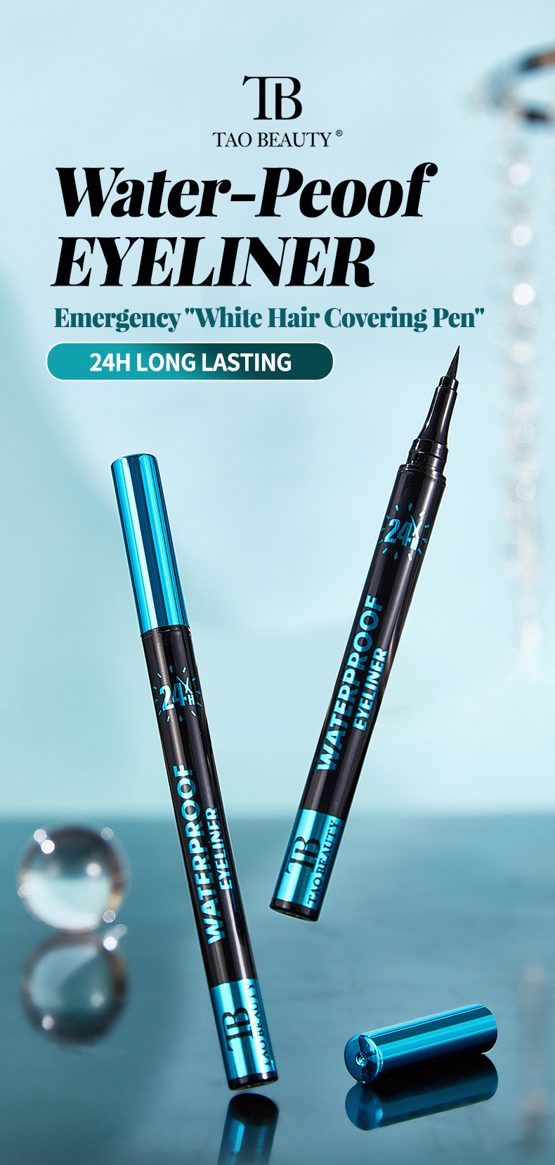 【 Cross-border Exclusive 】Tao Beauty Mascara Eyeliner Pen is waterproof, sweat-proof, long, thick, smooth and long-lasting pic 42