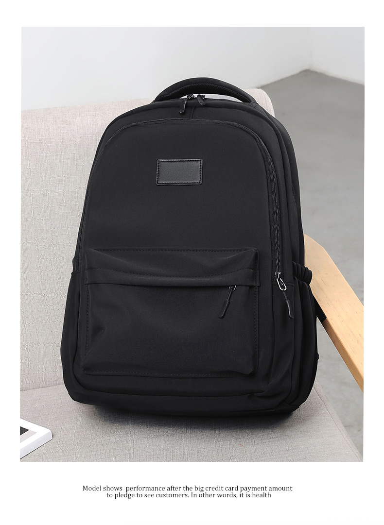 双肩包设计感小众学生初中生大容量日系韩版书包潮流时尚背包双肩详情27