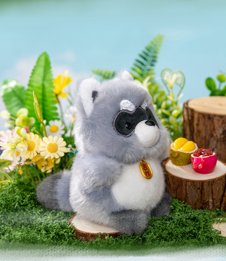 Blue elephant, grey squirrel, black and brown puppy, trendy toys, custom plush dolls pic 20
