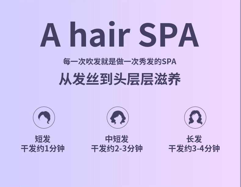 跨境新品极光三合一吹风机热风梳网红电吹风家用直发梳礼品外贸M141详情6