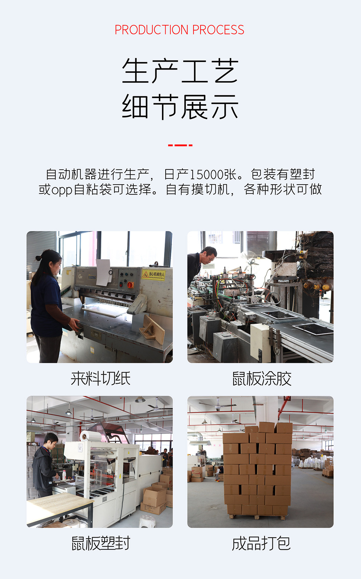 工厂销售宜居优选强力高端白胶PCO专用防蚊梯形折叠粘鼠板鼠屋详情4