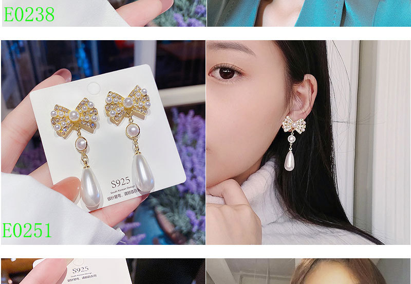 925银针轻奢锆石百搭耳环高级感时尚耳钉女气质爆款流苏耳饰批发详情22