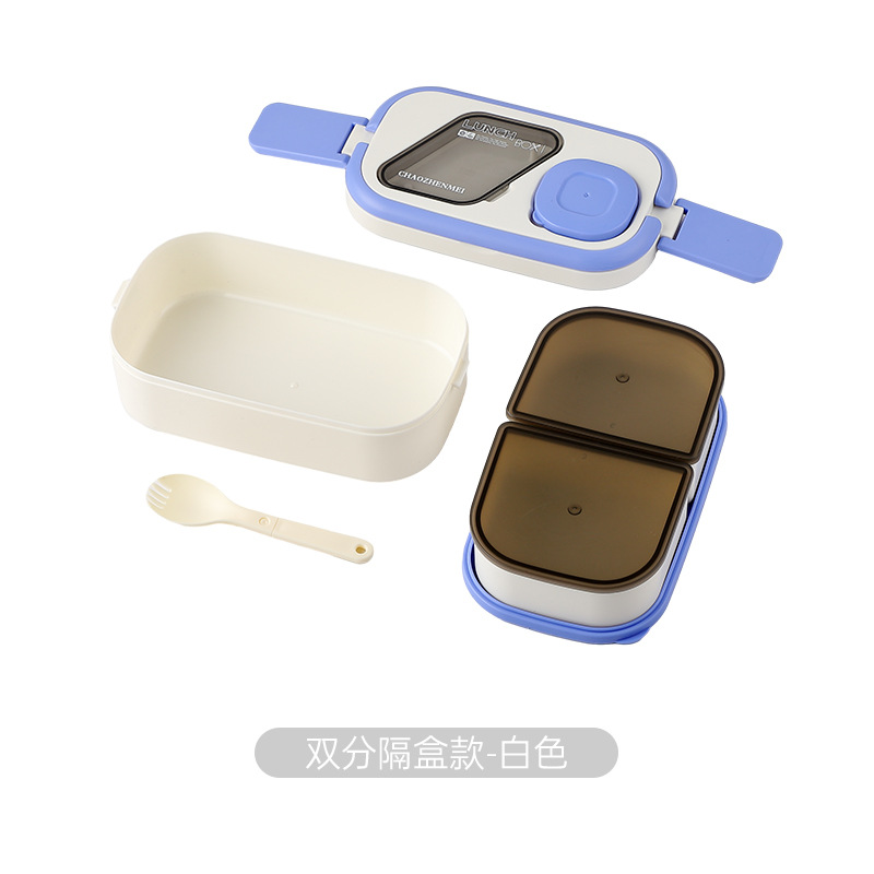 多层便当盒分格带酱料盒可微波加热学生上班族饭盒便携餐盒饭盒详情21
