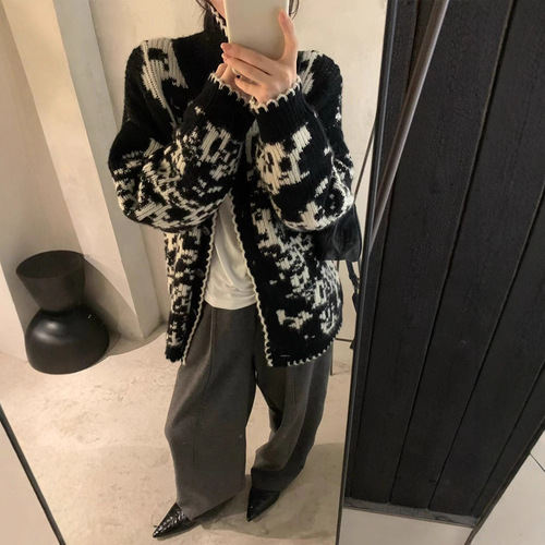 Luxury德国扬子纱岛精18针无缝100羊毛衫25秋冬针织高领打底衫女详情10