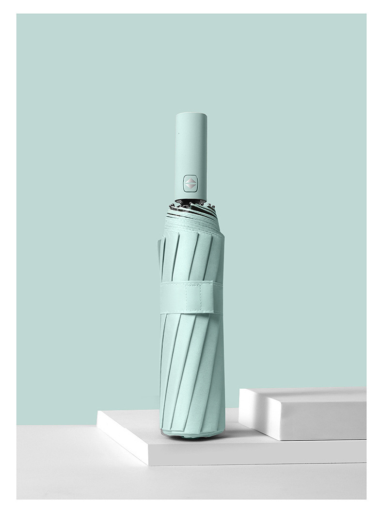 24骨全自动雨伞大号三折遮阳防晒伞男女晴雨伞两用折叠伞大量批发详情9