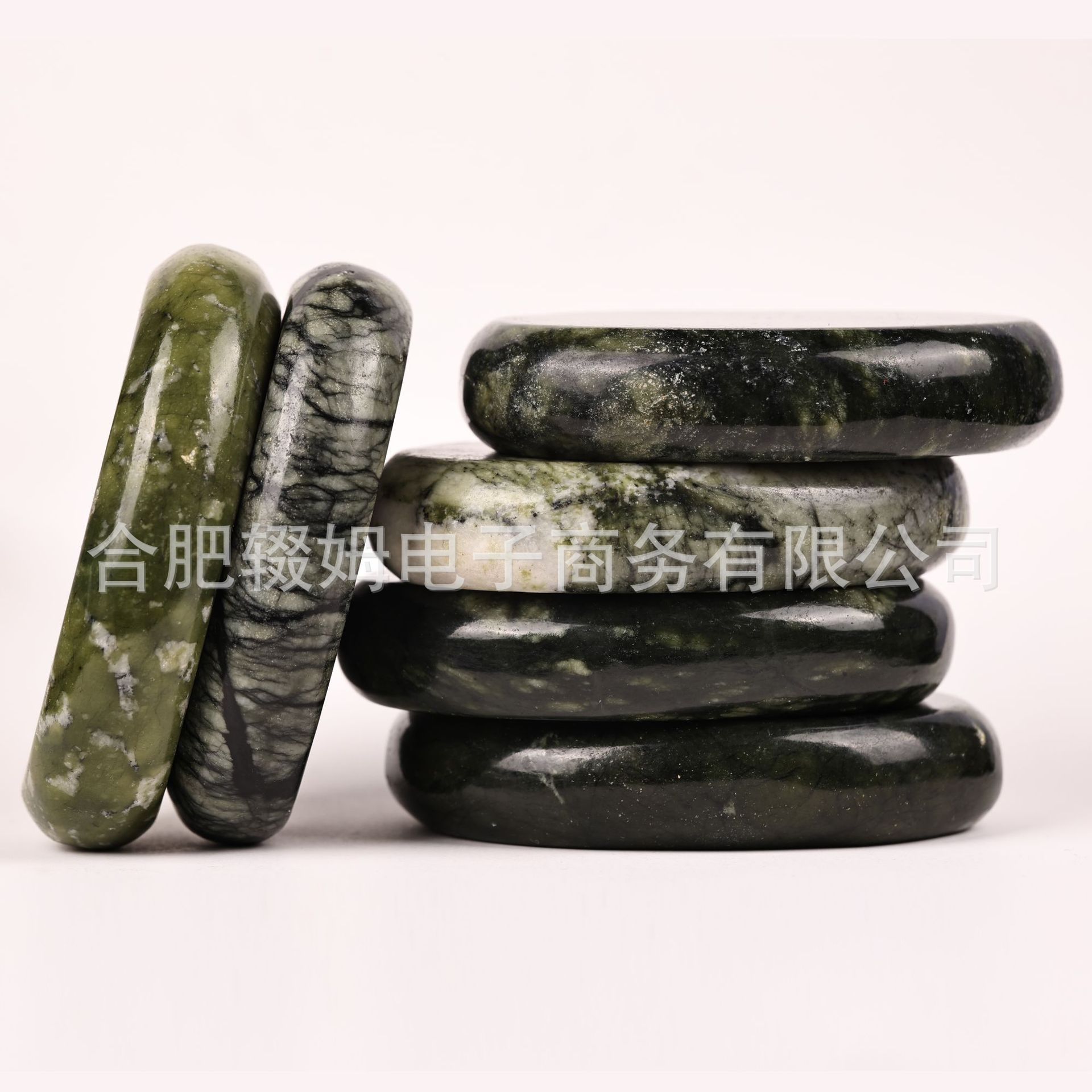 天然岫玉玉石能量按摩石SPA精油背部刮痧加热热敷推拿养生石经络按摩详情21