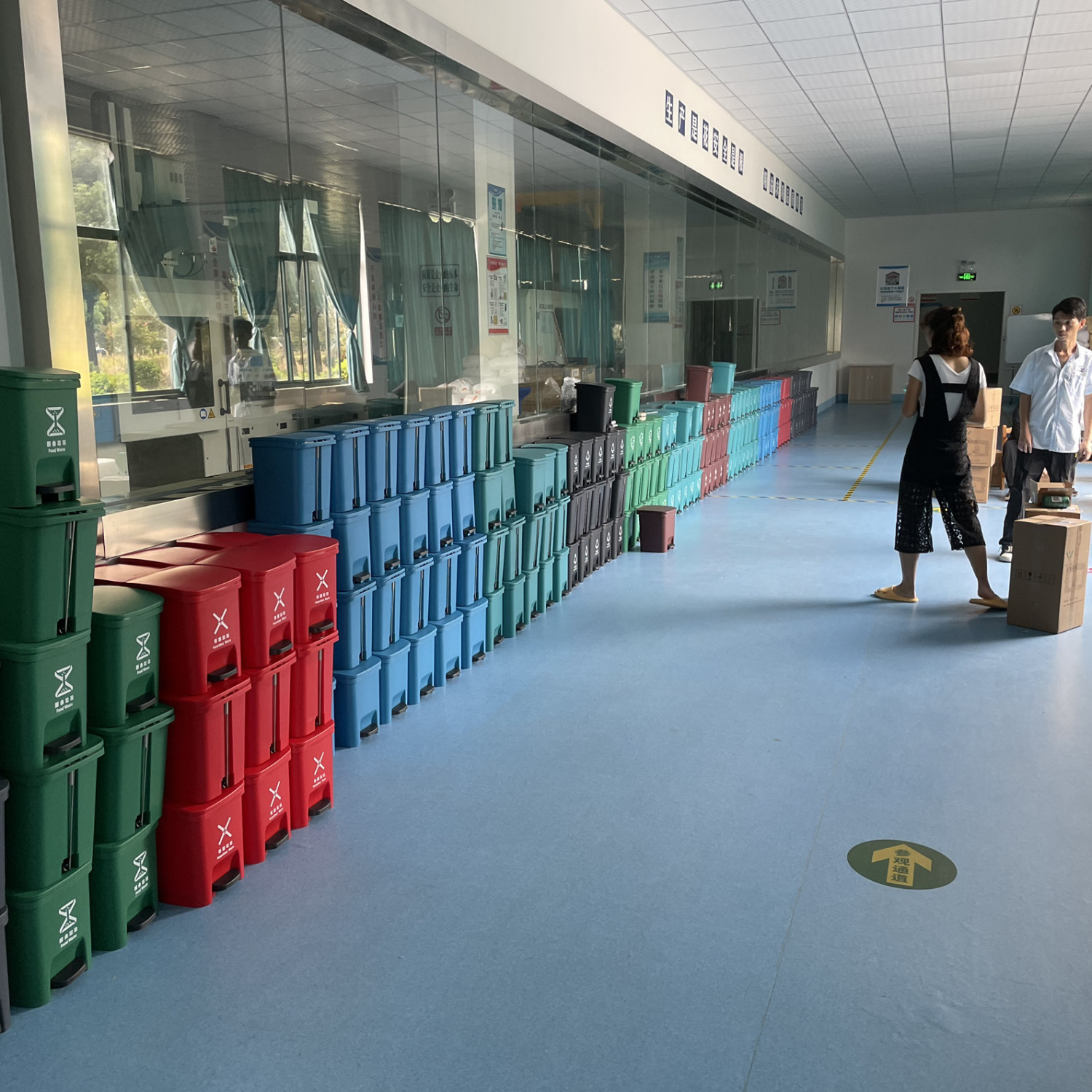 10L垃圾桶脚踏式家用带盖夹缝厨房厕所卫生间静音分类塑料桶厂家详情9