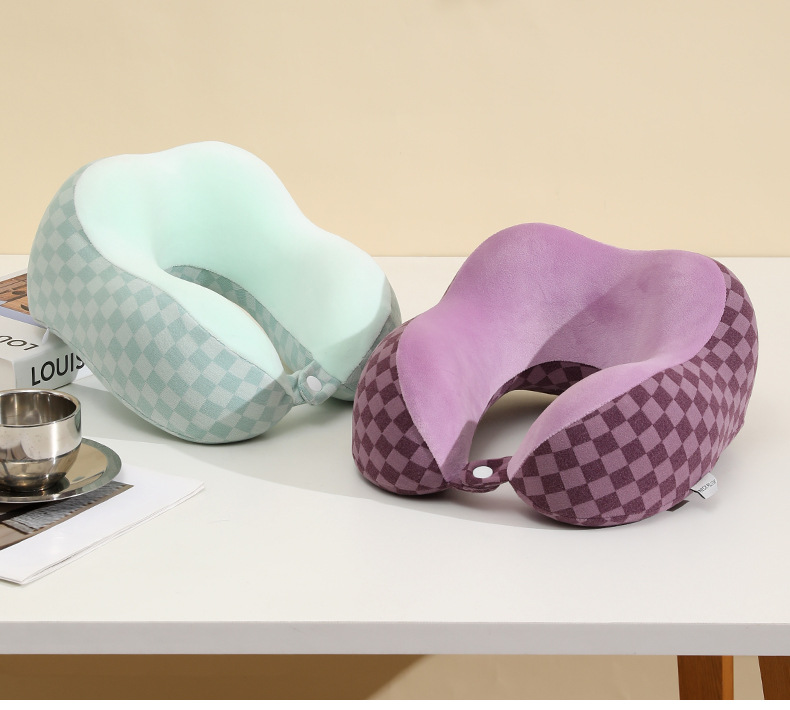 航空枕U型枕记忆棉慢回弹枕头旅行办公午睡颈椎护颈枕德芙格航空详情8