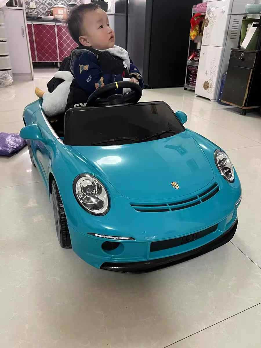 好来喜RUF儿童电动车四轮汽车遥控玩具可坐人小孩婴儿宝宝童车car详情25