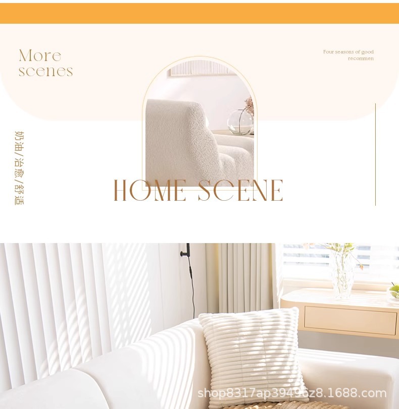 Corduroy sofa cushions for autumn and winter, new 2024 plush seat cushions, simple, modern, anti-slip furniture, leather sofa pic 26