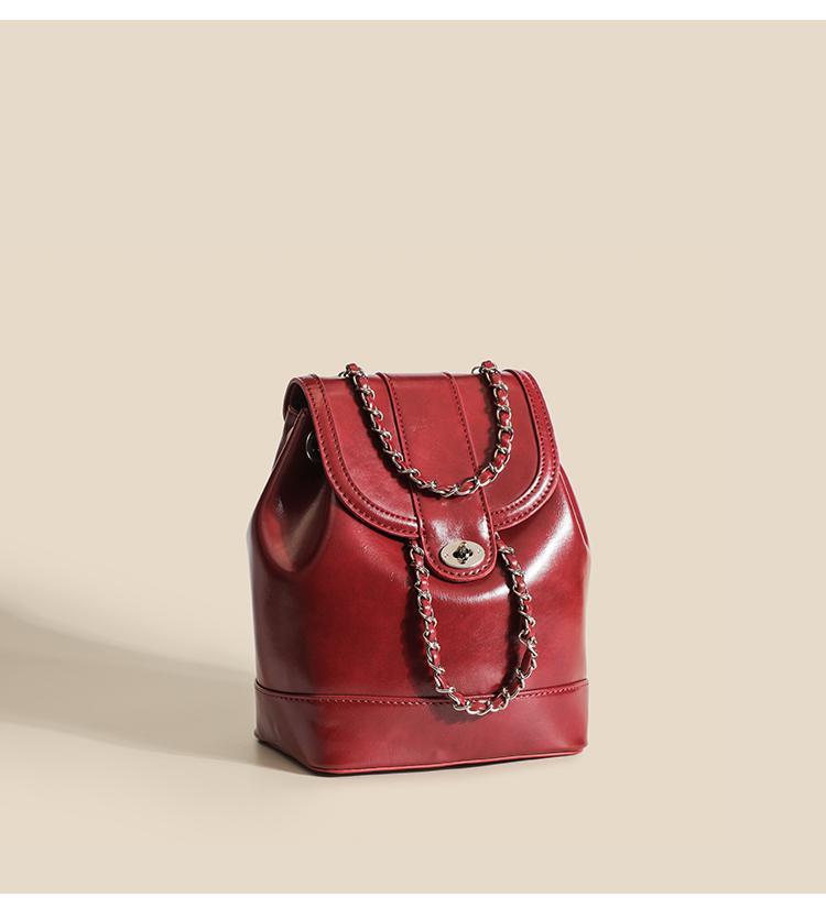 【直播专享】韩版小众链条双肩包2025新款女生旅行单肩包时尚通勤详情18