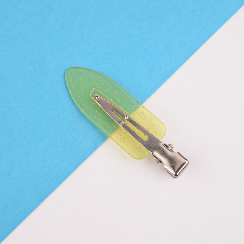 Korean diy cream clips, seamless hair clips, summer side hair clips, duckbill-shaped makeup bangs clips, broken hair clips, headwear pic 9