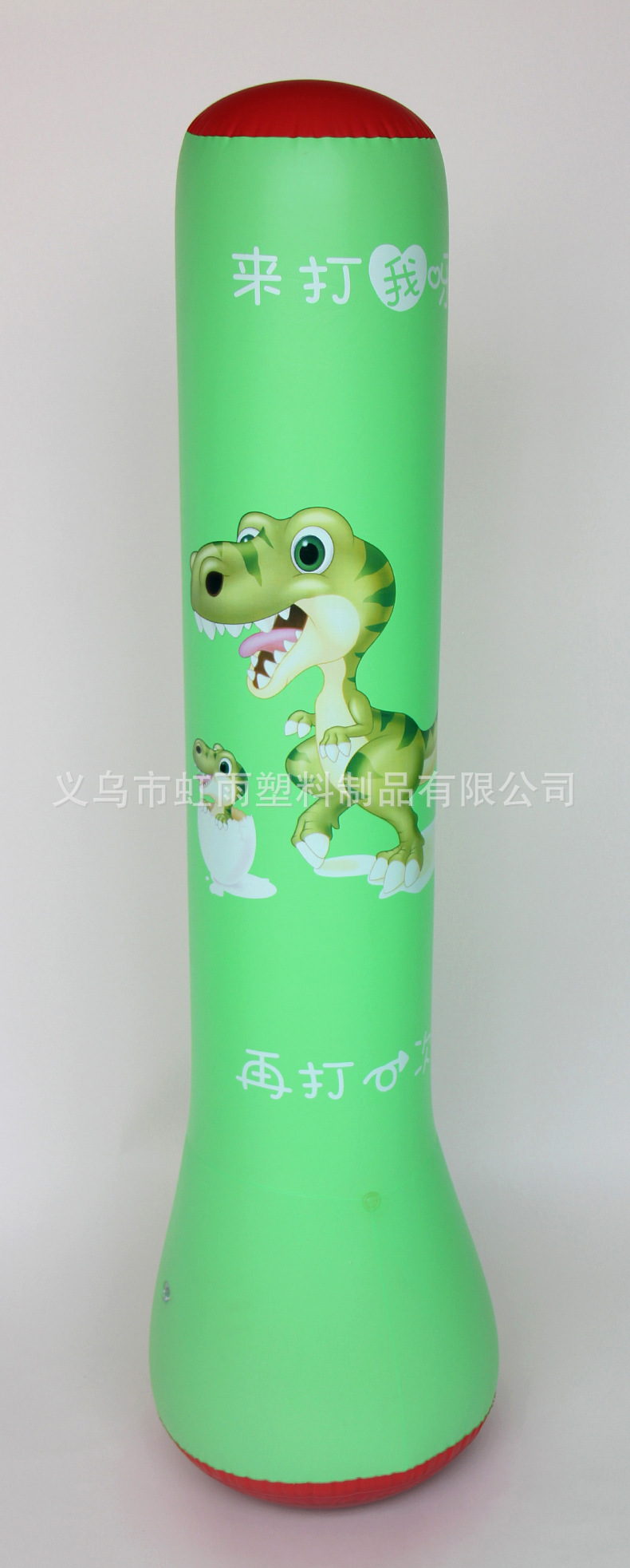The popular thickened dinosaur inflatable boxing column, green vertical stress-relieving boxing sandbag, fitness training boxing target pic 7