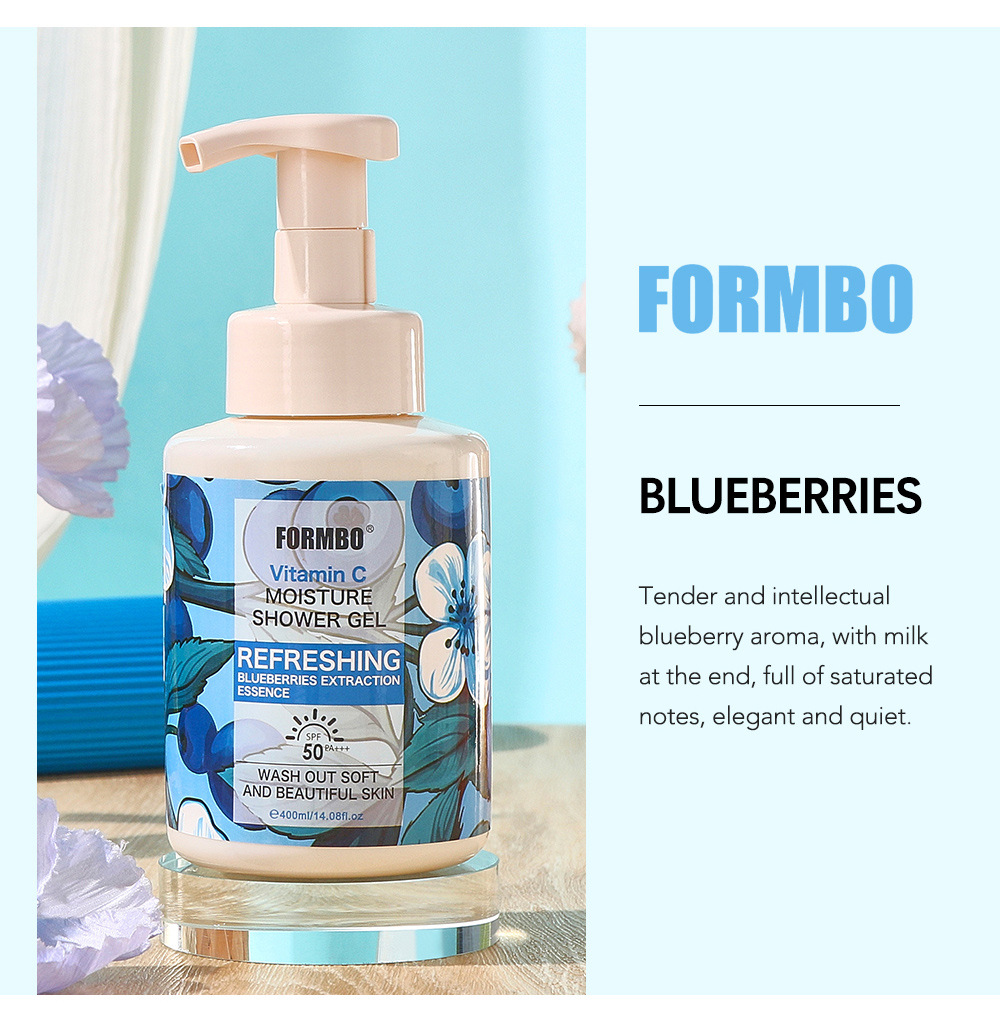 【外贸专供】FORMBO维生素C沐浴露保湿舒缓嫩肤温和清洁去角质详情17