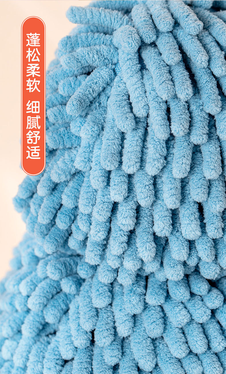 卡通刺猬雪尼尔擦手公仔 多功能动物创意吸水擦手巾毛绒玩具批发详情7