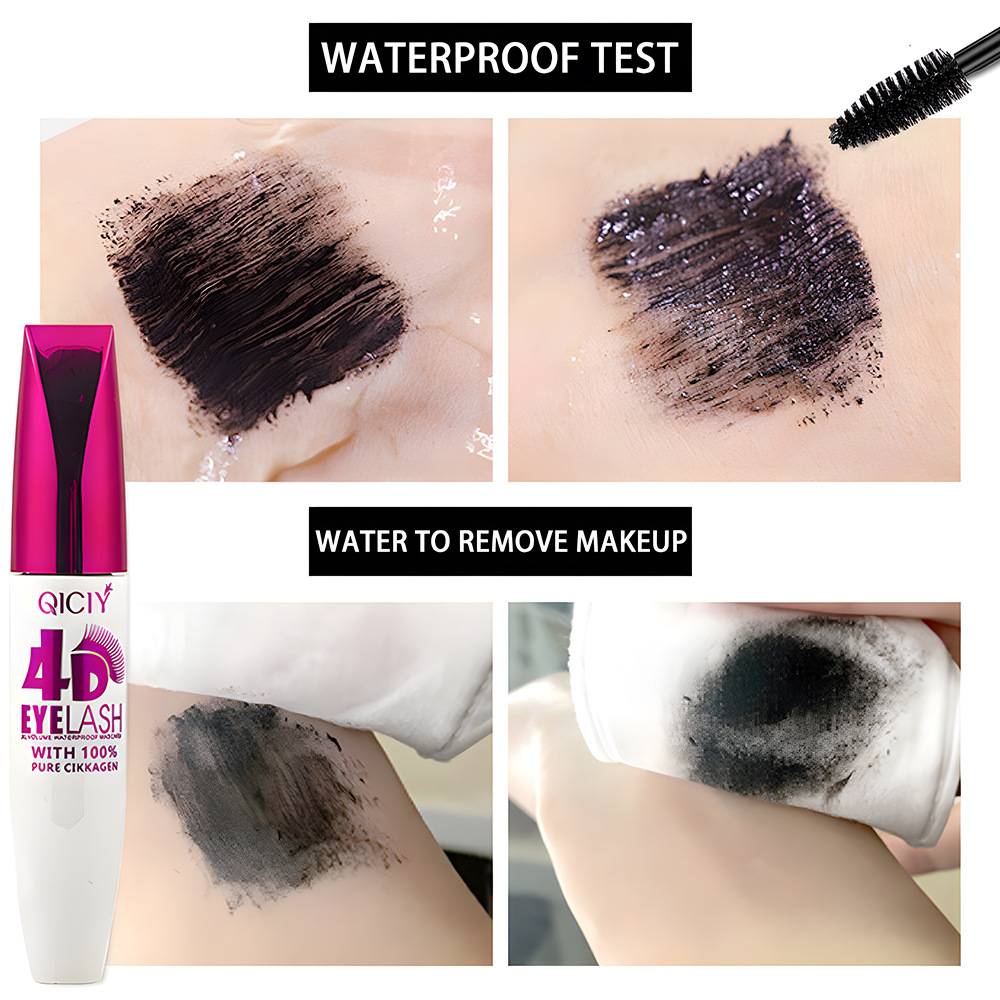 Cross-border exclusive QICIY 4D mascara Base cream, waterproof, non-smudge, long and curly mascara wholesale pic 9