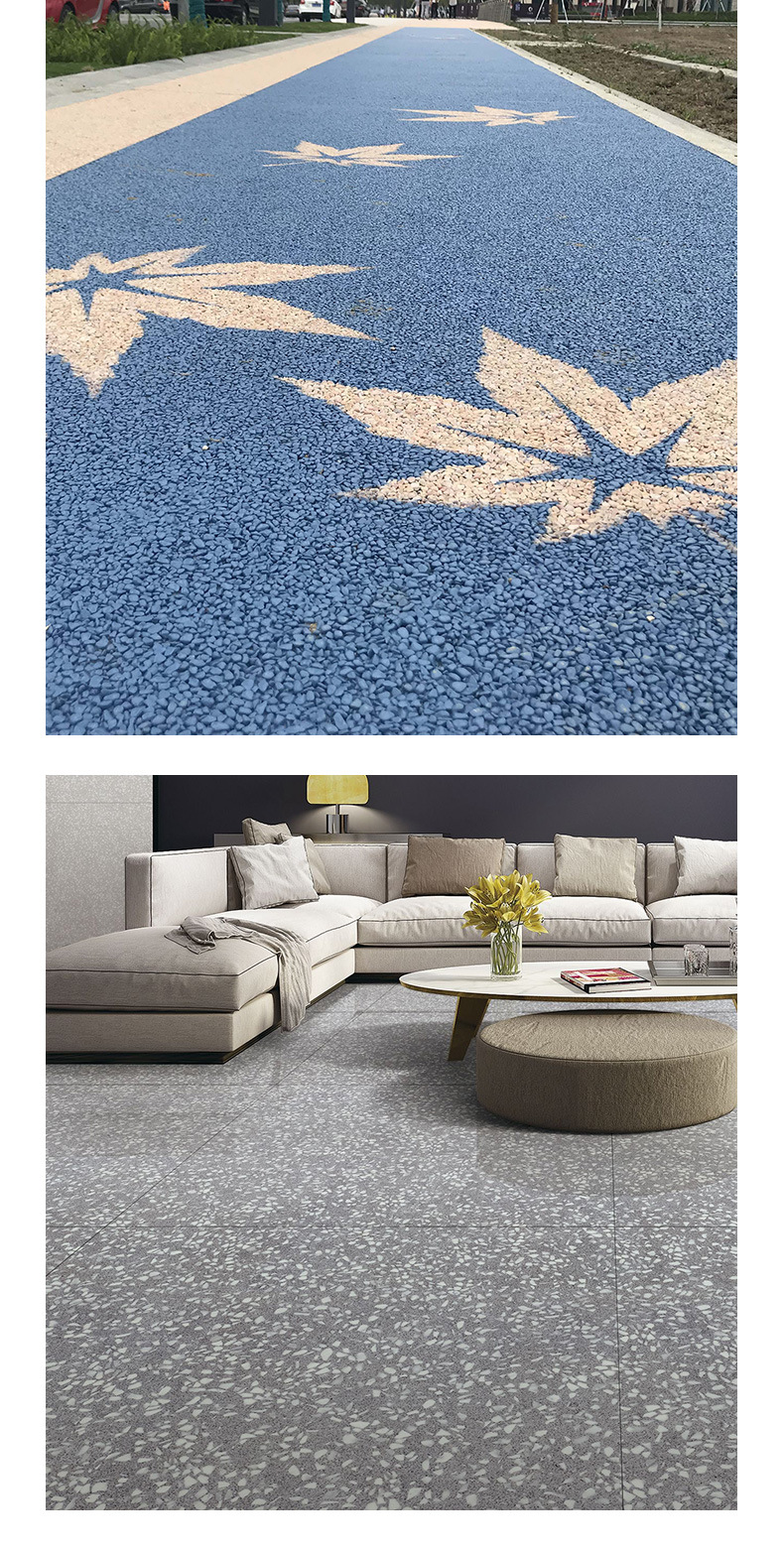 彩色石子厂家供应水洗石地坪胶粘石园艺五彩石子水磨石骨料装饰详情16