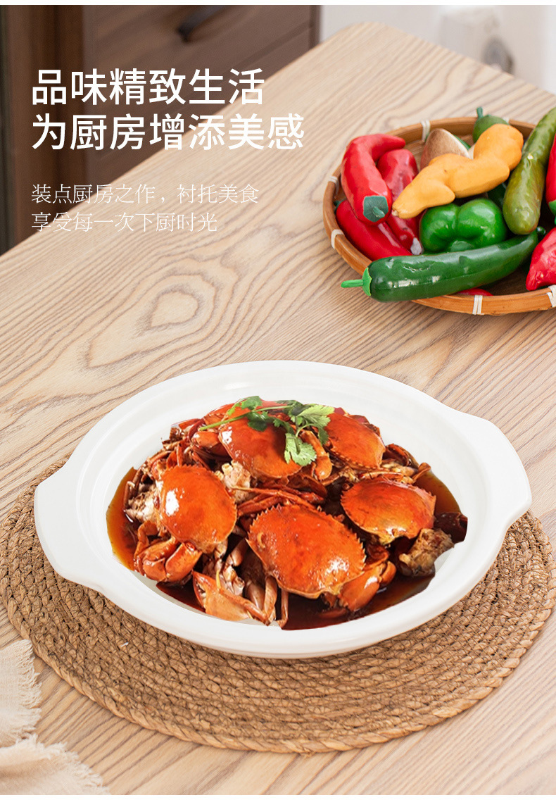 酒店专用砂锅商用浅锅耐高温干烧不裂浅口啫啫煲干锅菜焗锅粉丝煲详情13