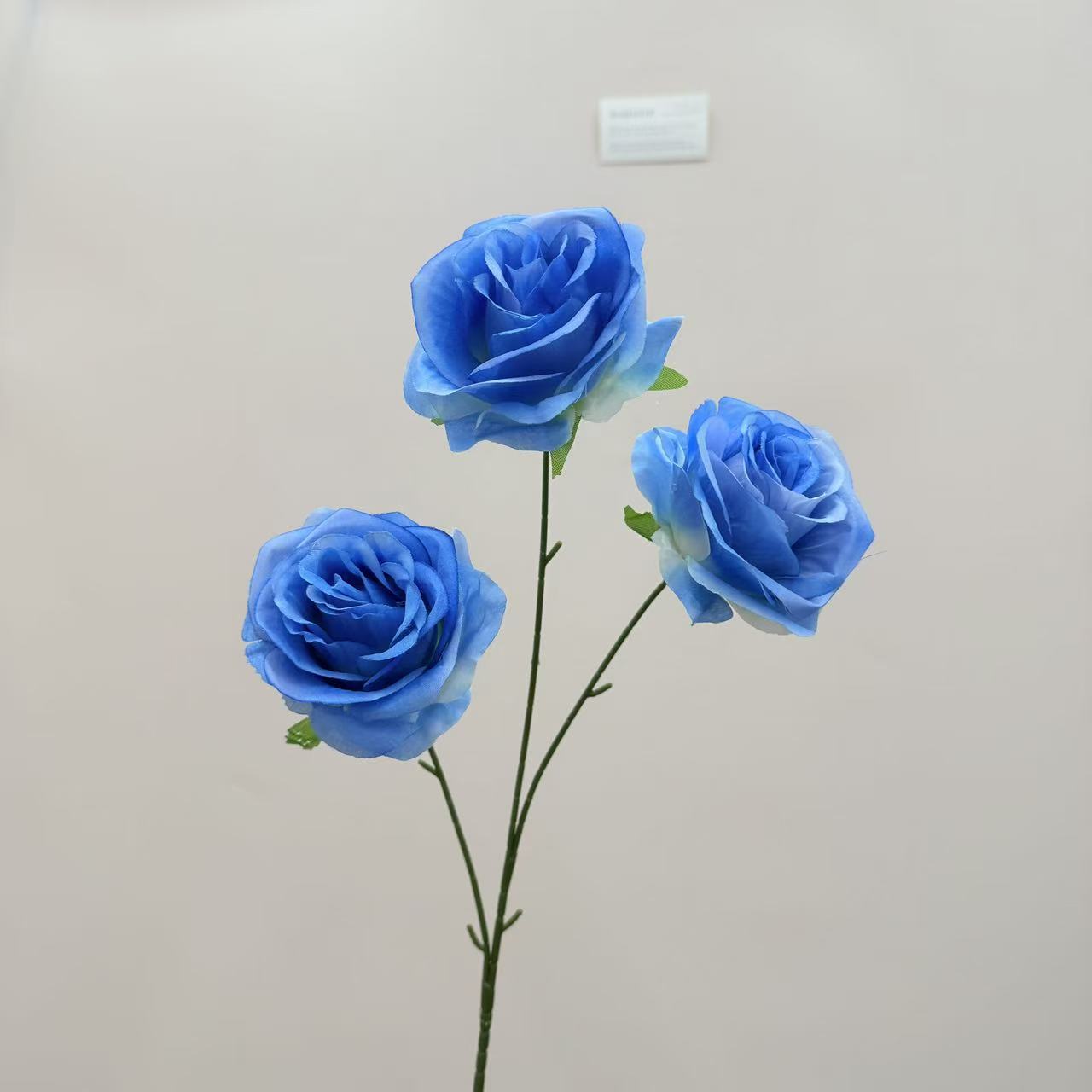 仿真花3头玫瑰花钻石玫婚庆用花仿真玫瑰花假花婚庆地排花艺装饰详情22