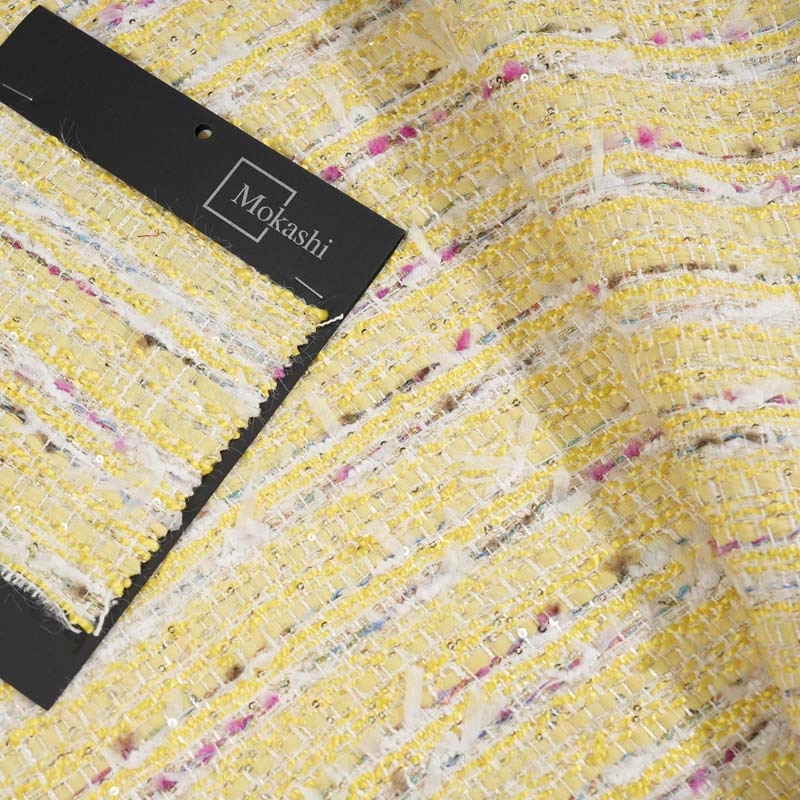 Mokashi high-end light luxury woven blend fabric with a chanty style, vest, top, skirt and set for women pic 4