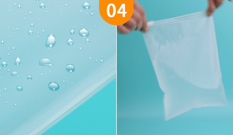 现货pe透明磨砂拉链袋批发塑料自封袋袜子衣服收纳定制服装包装袋详情22