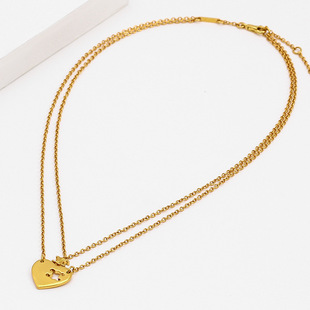 赛家CEL素圈指环女男冷淡风镂空字母戒指欧美百搭镀18K金情侣对戒详情8