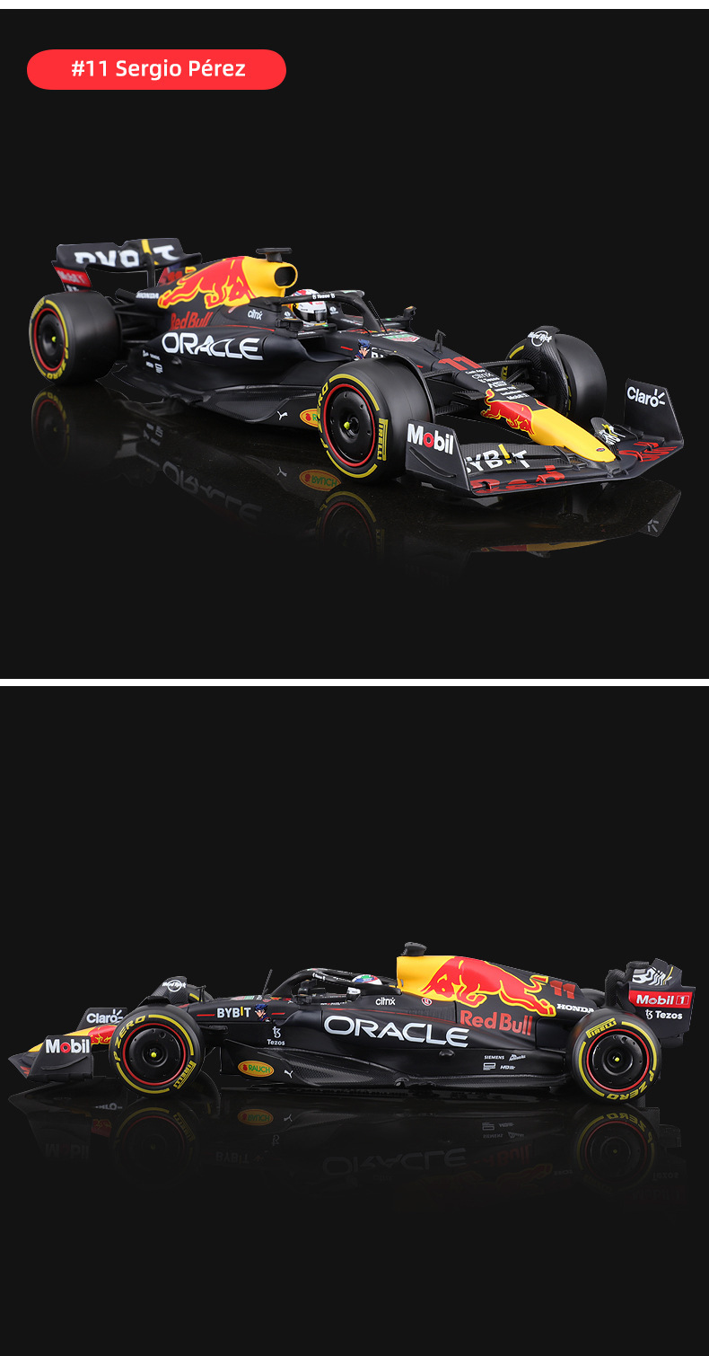 比美高1:24红牛RB19 F1车模2023奔驰合金仿真汽车模型维方程式赛详情11
