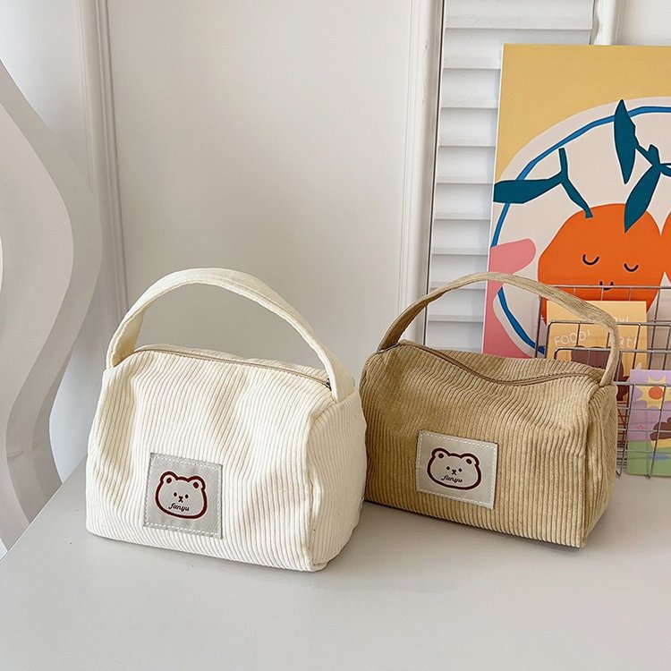A new large-capacity corduroy bag for women, a versatile single-shoulder crossbody bag for autumn and winter, and a high-end pillow bag for women pic 5