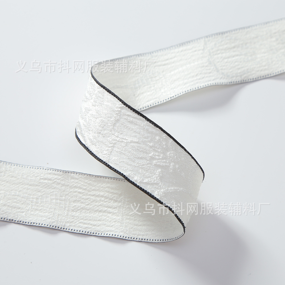 Wholesale of 2.5cm double-sided ribbon printed ribbon handcrafted DIY decorative bow accessories, flower gift box edge straps pic 9