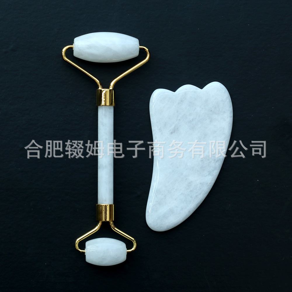 工厂直销紫水晶玉石滚轮按摩器专用脸部刮痧按摩美容棒美容院推拿馆用详情37