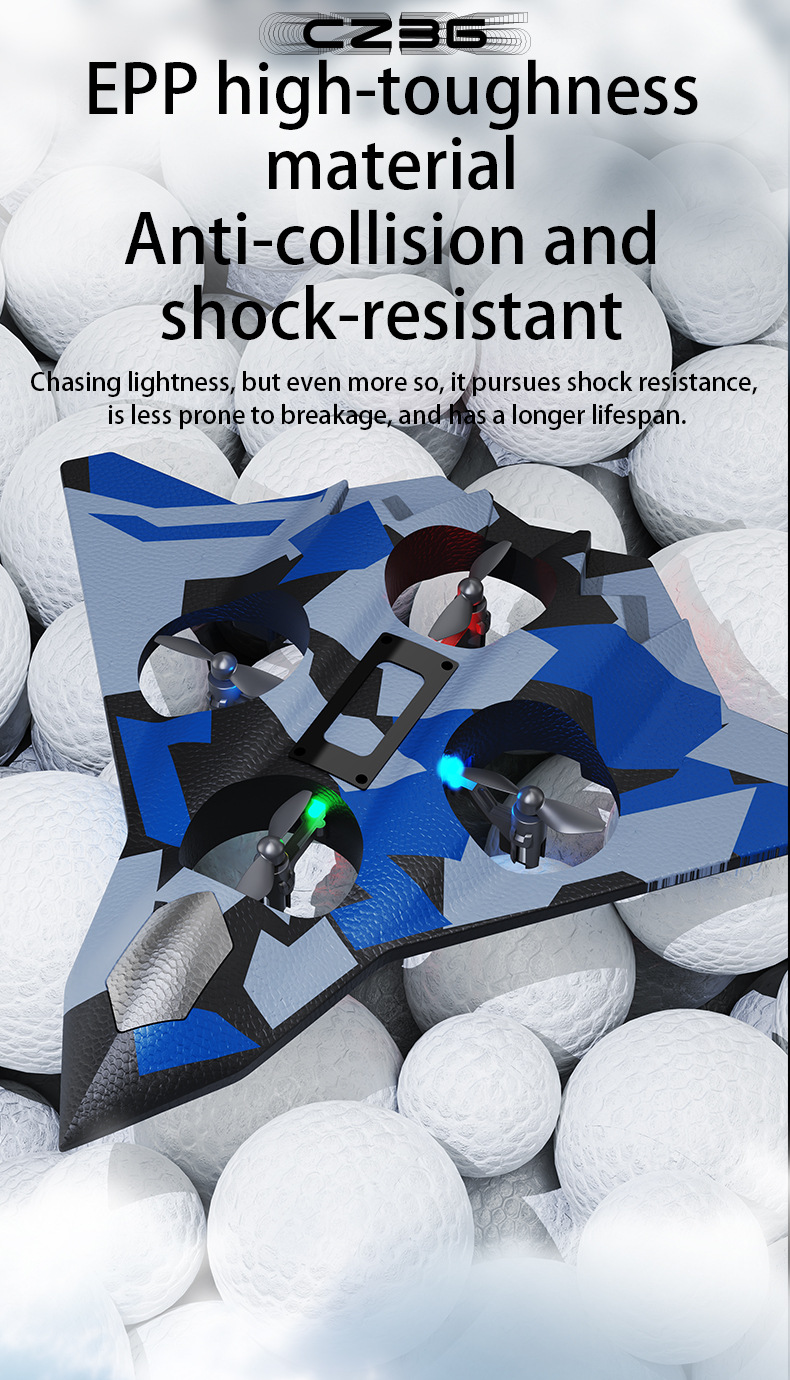 跨境CZ36四轴无人机2.4G固定翼泡沫飞机儿童户外玩具遥控飞机详情11